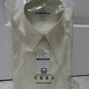 NWT Enro Ultra Poplin Dress Shirt